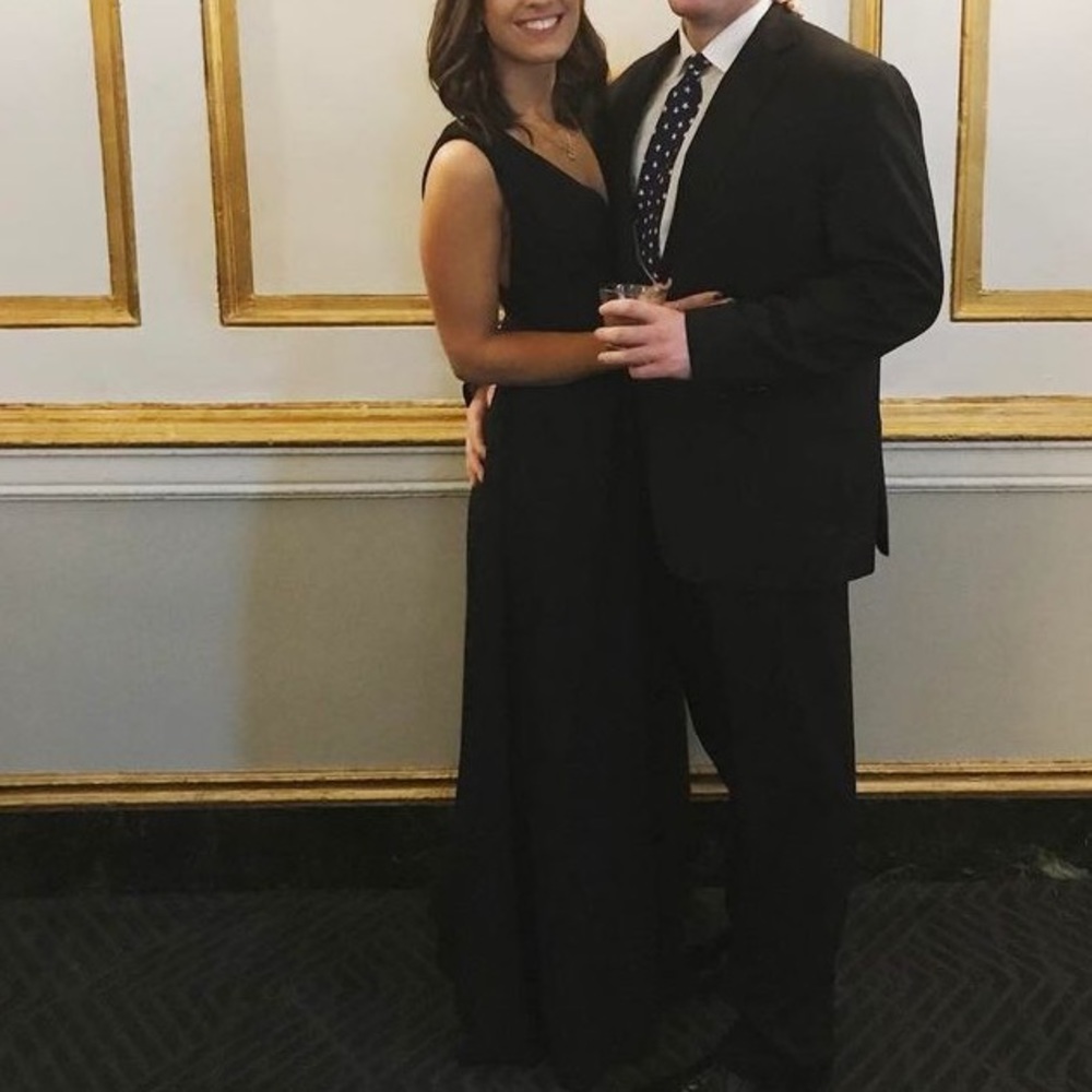 Lulus classic black gown